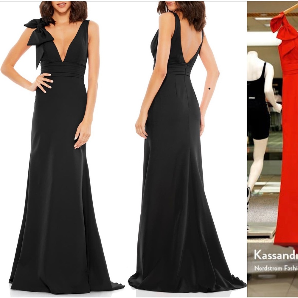 Mac duggal gown.